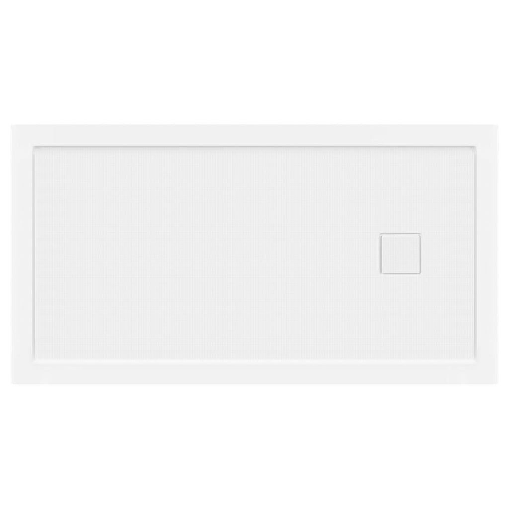 60x22X32x22 Shower Base Pan Left Double Threshold Wall Corner Right Drain B79705