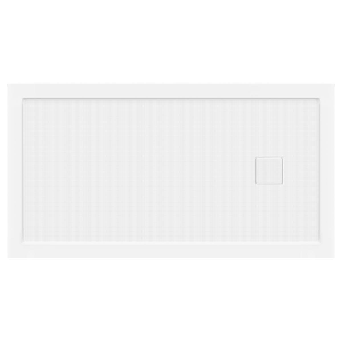 60x22X32x22 Shower Base Pan Left Double Threshold Wall Corner Right Drain B79705