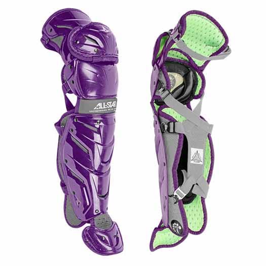Purple 14.5 inch Youth Leg Guards A96496