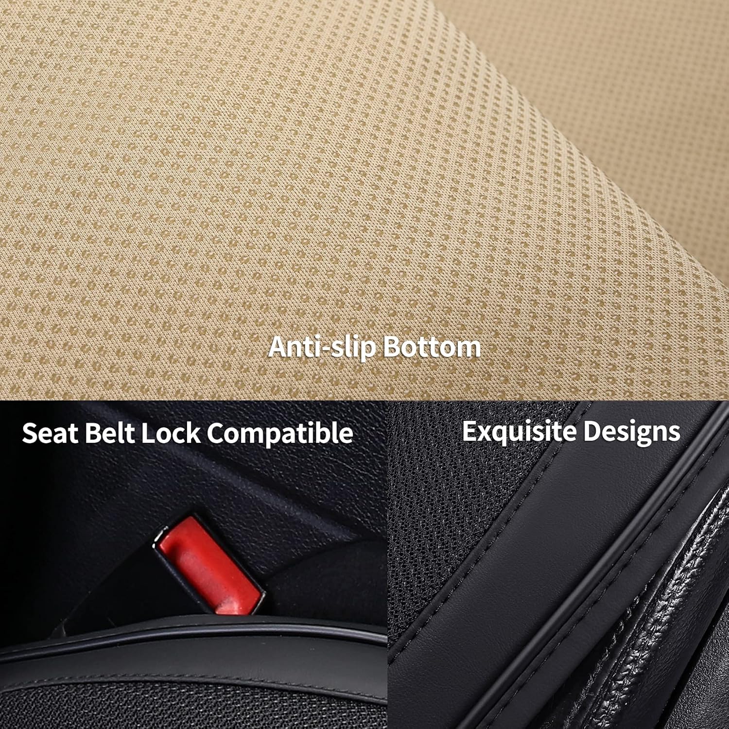Waterproof Leatheratte Front Seat Covers 2 Pieces E724