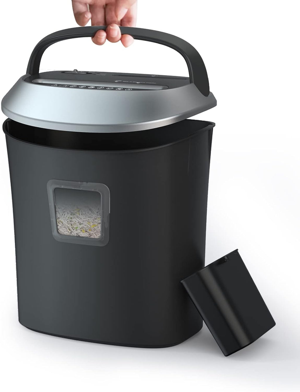 12-Sheet High-Security Cross-Cut Paper Shredder with Large Wastebasket, Pack of 2 C7113