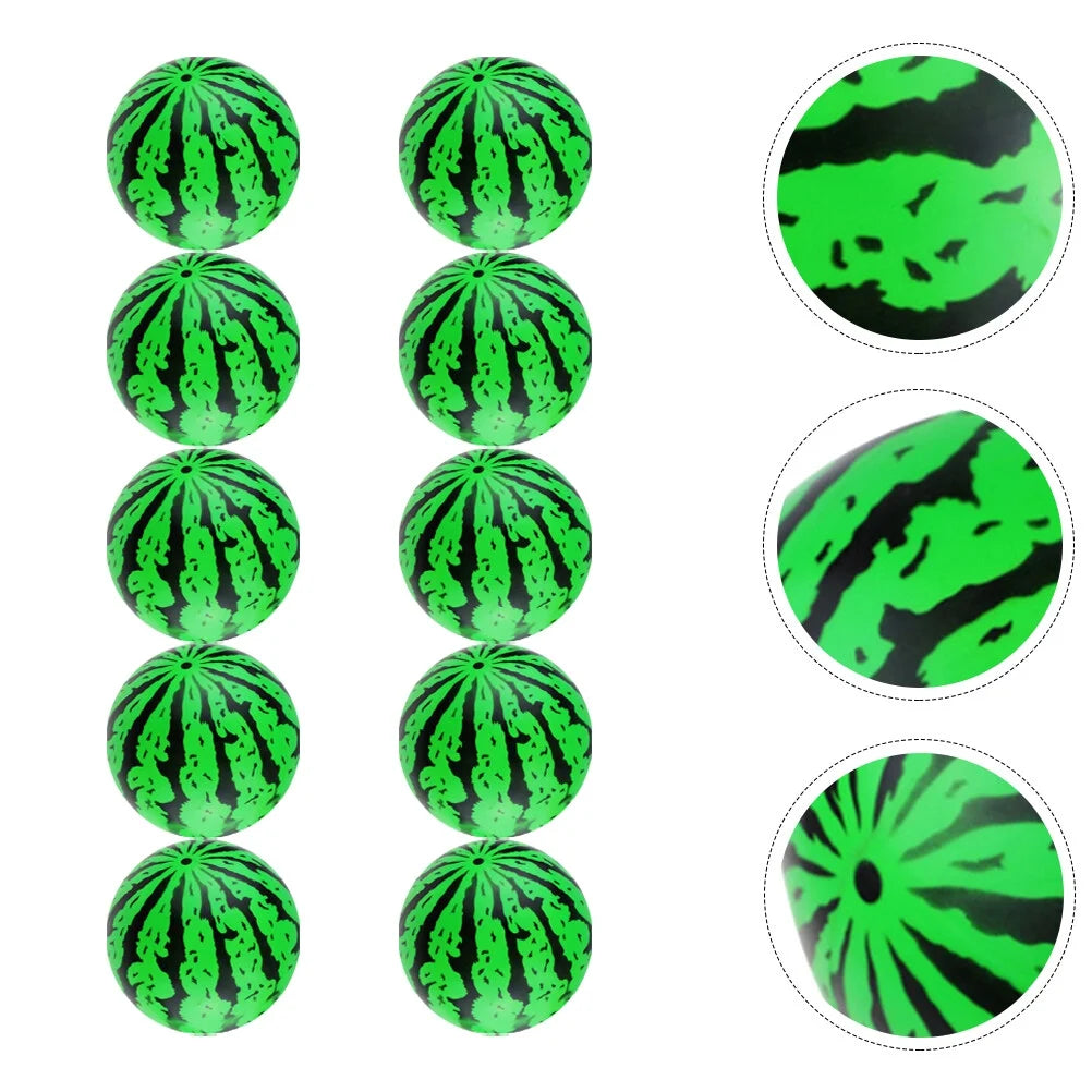 10pcs Inflatable Watermelon Beach Balls W44233