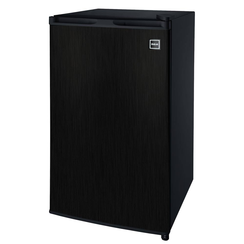 Black Stainless Steel Mini Fridge M496