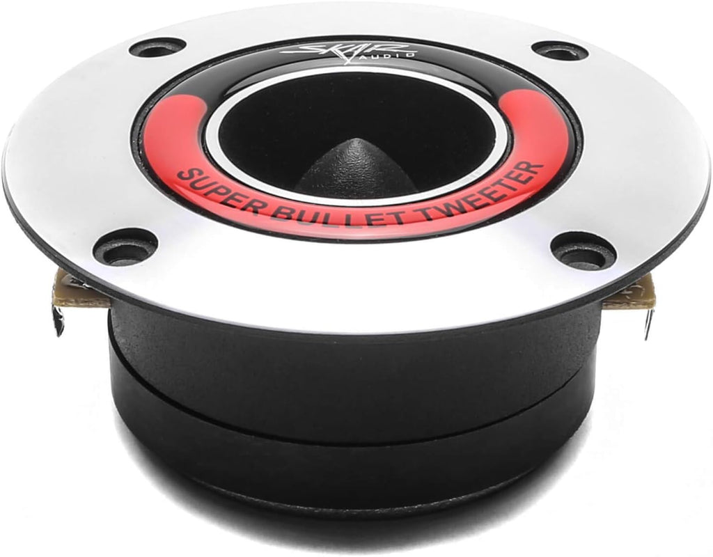 1.75-Inch 400 Watt Aluminum Bullet Super Tweeters, Pair Pack of 2 E668