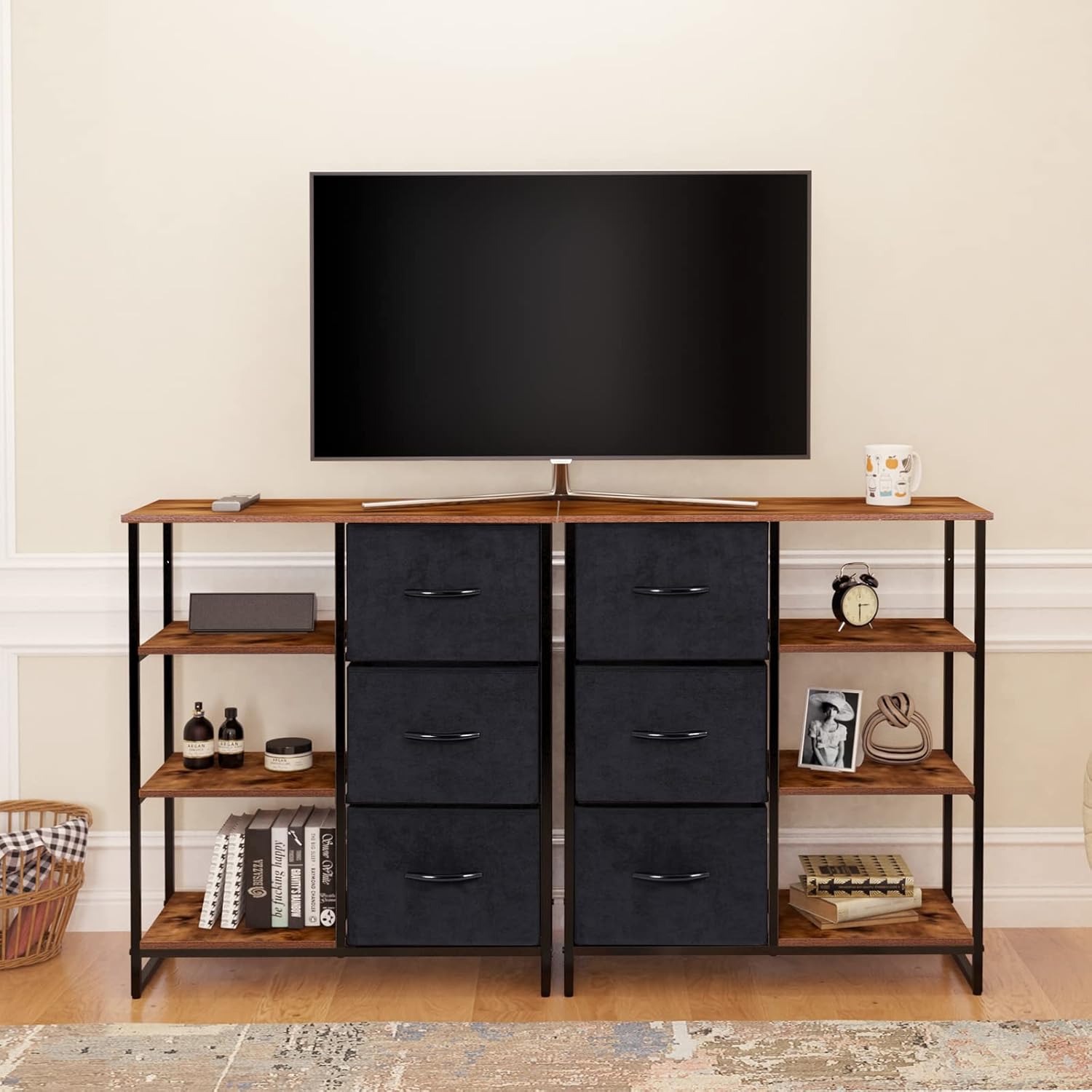 3 Drawer Storage Cabinet with Shelves V759662