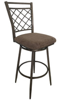 Swivel Bar Chair Fabric Antique (Set of 2) B78970