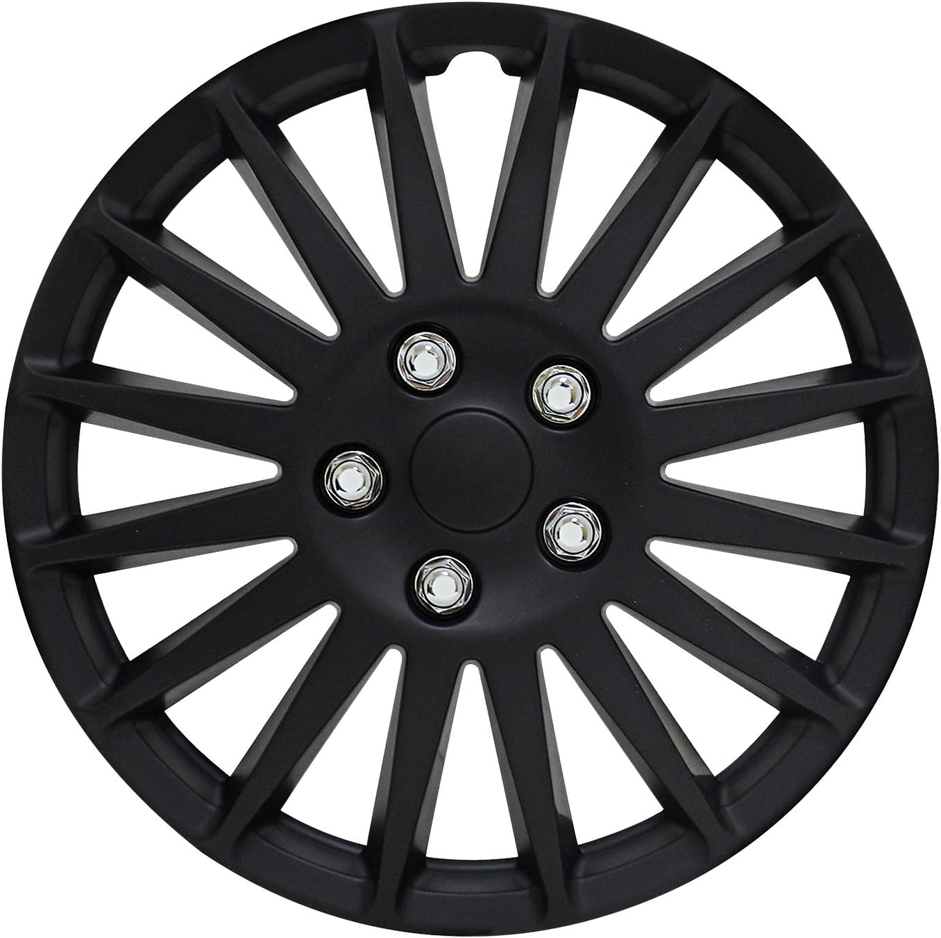 All Black Indy Wheel Cover Set of 4 Z67004