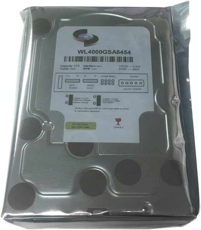 4TB 5400RPM SATA III 3.5" Internal Hard Drive Pack of 2 U169