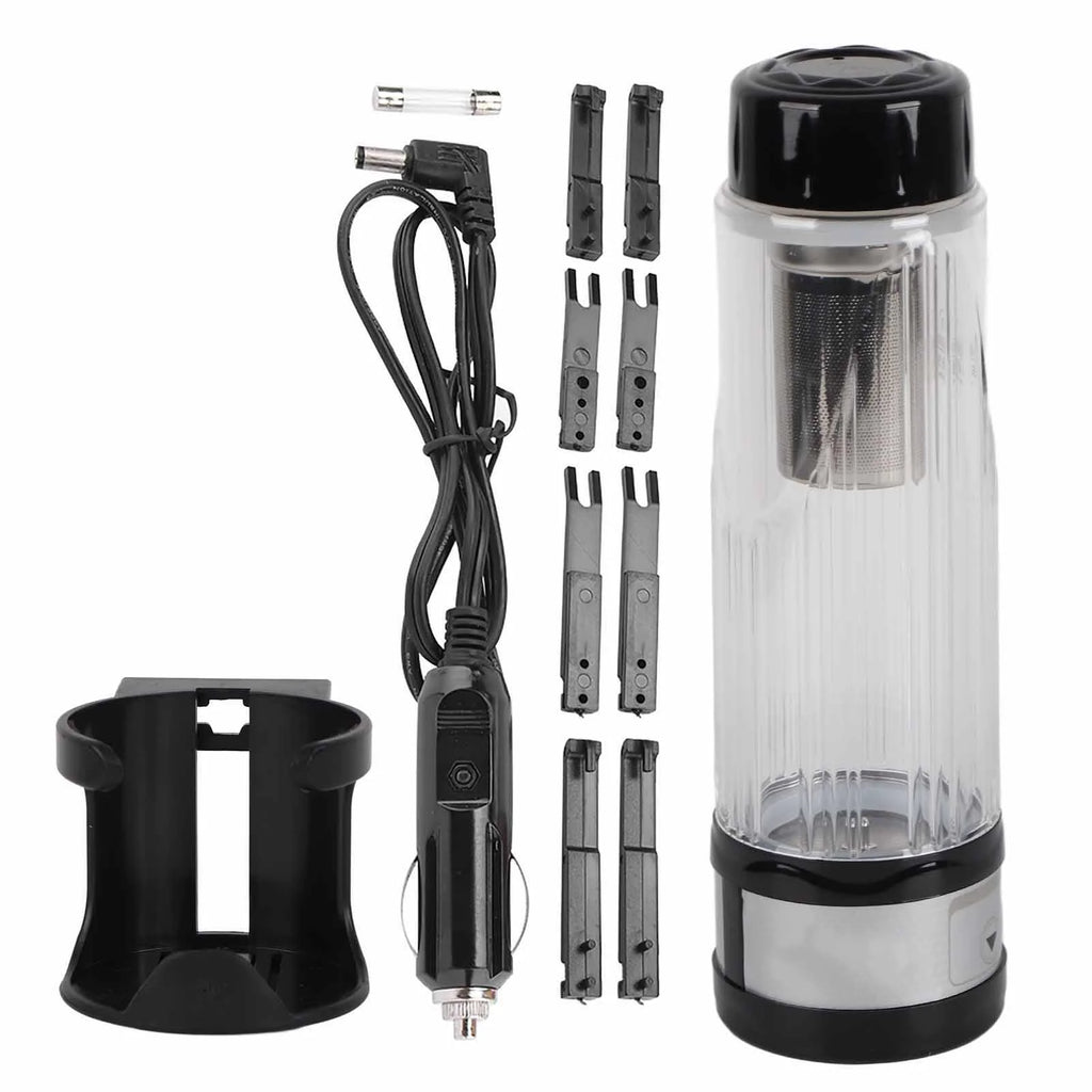 Car Electric Kettle 12V / 24V 95W 420ml Travel Mug Bottle Holder J6917