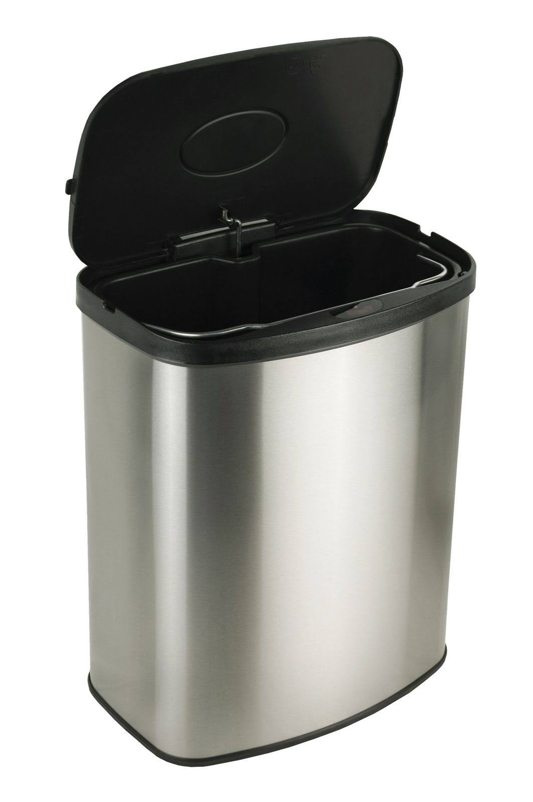 13 Gal 50L & 2 Gal 8L Stainless Trash Can Combo Set V7644