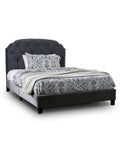Tufted Twin Camelback Bed W10379