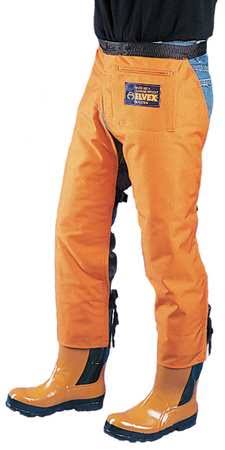 Orange Nylon Chain Saw Chaps W528977