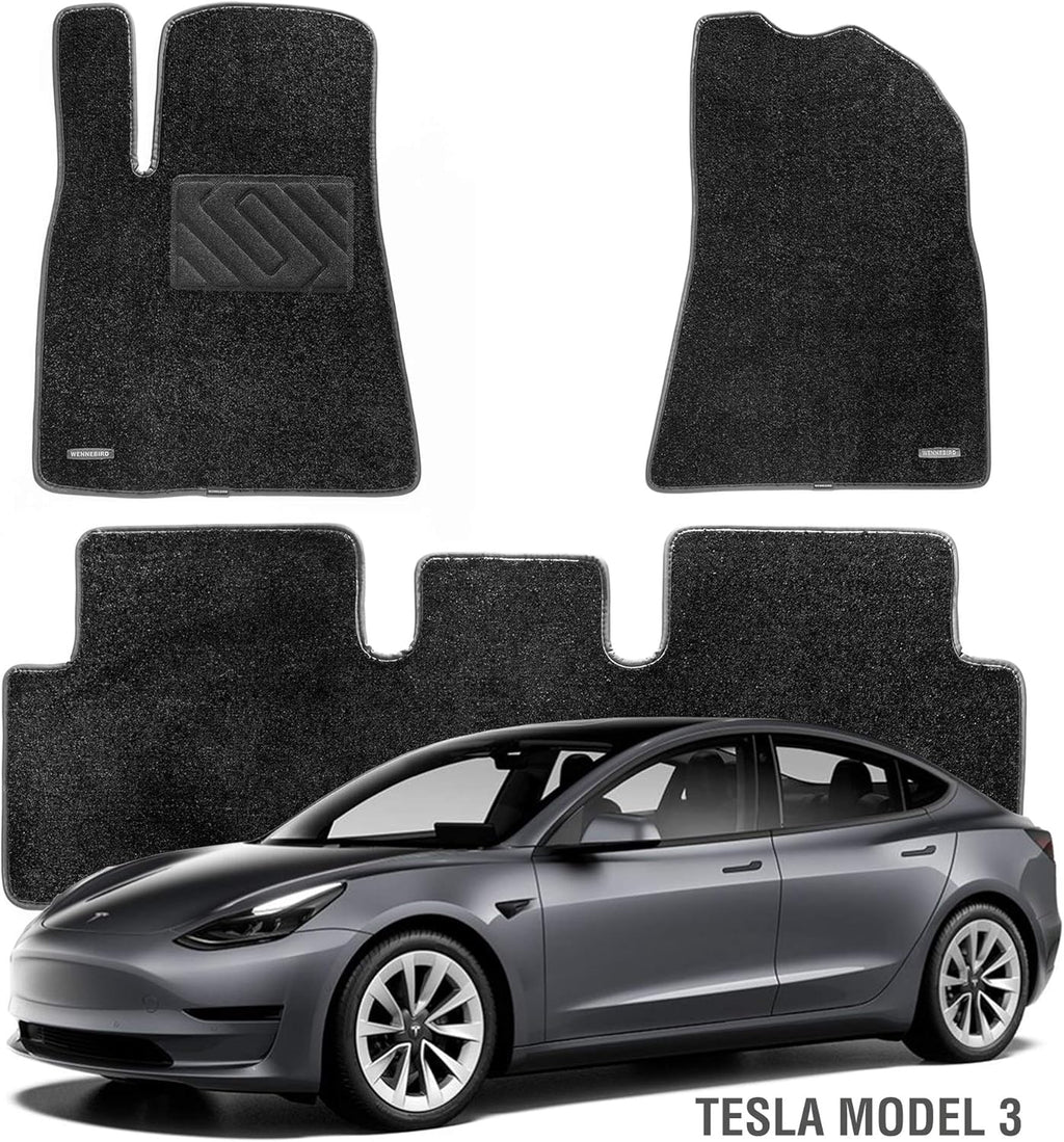 Black Custom Fit Car Floor Mats Y437