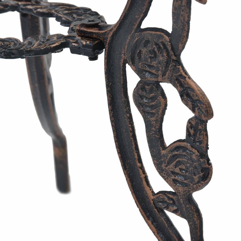 3 Piece Cast Aluminium Bistro Set Y761817