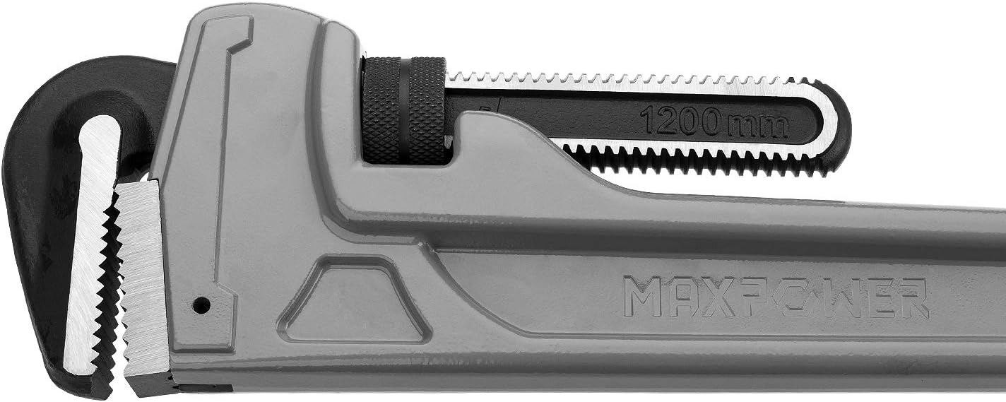 Aluminum Pipe Wrench 48-Inch Heavy Duty Straight Pipe Wrench W85570