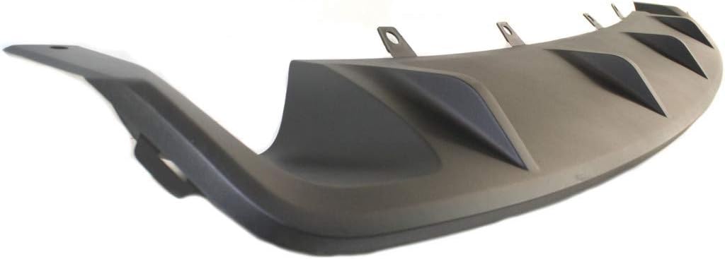 Compatible Rear Lower Valance Plastic Textured V9676
