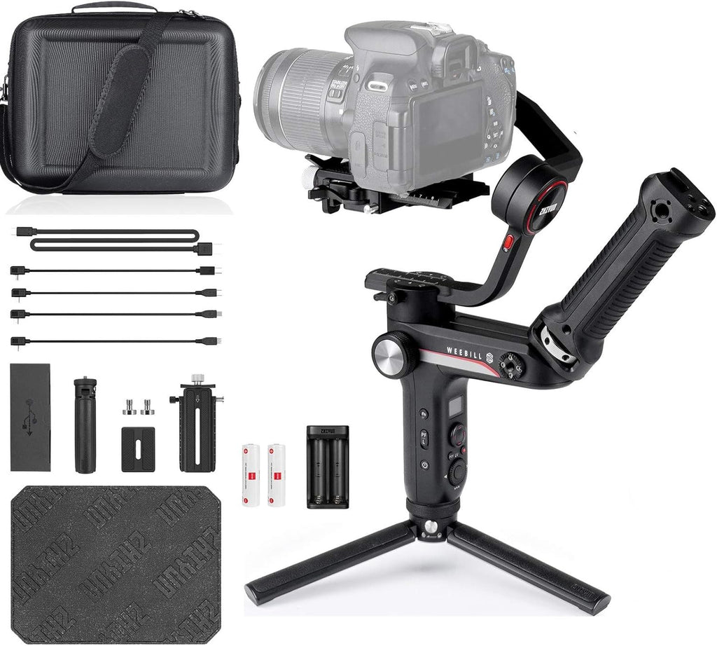Professional 3-Axis Gimbal Stabilizer with Carrying Case J784196