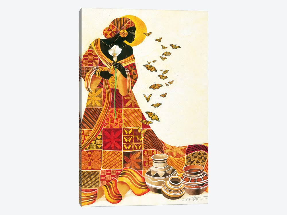 Soul's Flight Cropped Print Canvas Art K7666
