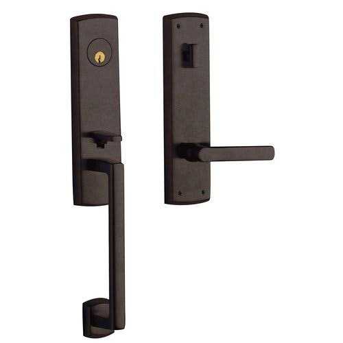 Lifetime Polished Nickel Mortise Entry Handleset with Lever O34943