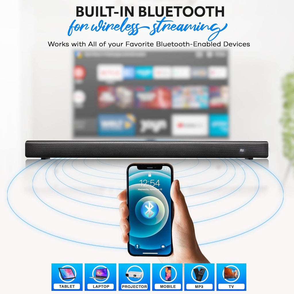 Bluetooth Soundbar with Remote Control C586