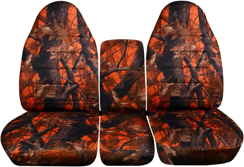 Camo Truck Seat Covers for 40/20/40 Split Bench Front Seat V828451