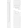 Raised Panel PVC Pilaster with Standard Capital and Base (Pair) W5534