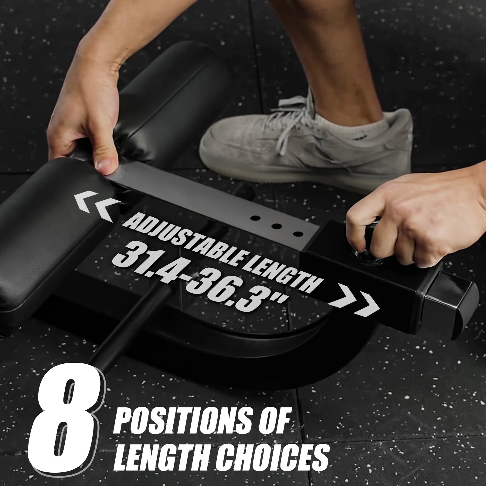 Plate Loaded Back Extension Machine with 450lbs Weight Capacity D605