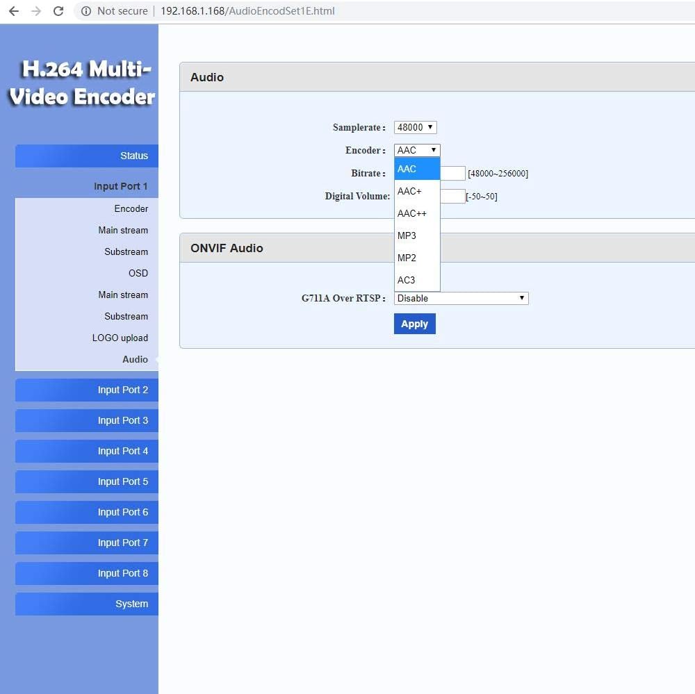 8 Channel 1080P H.265 H.264 HDMI Video Encoder IPTV Encoder X9990