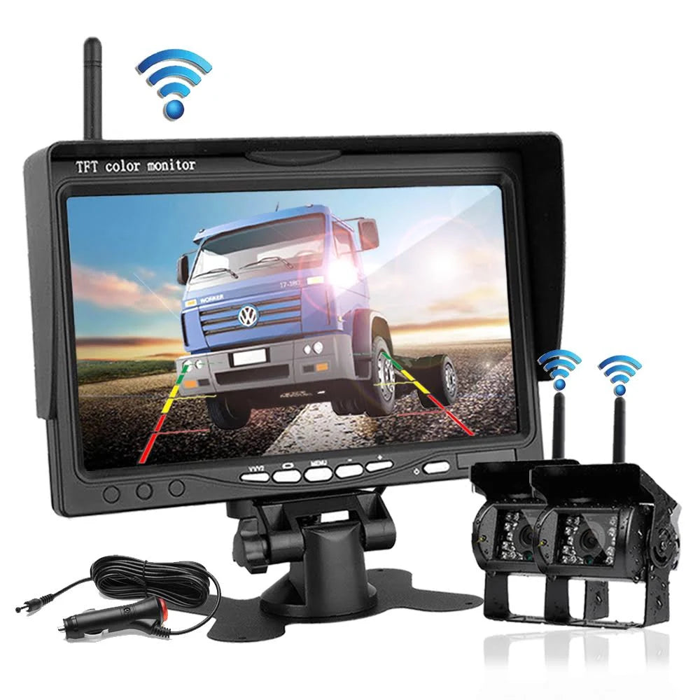 7" Wireless Backup Camera with Monitor and IR Night Vision M86653