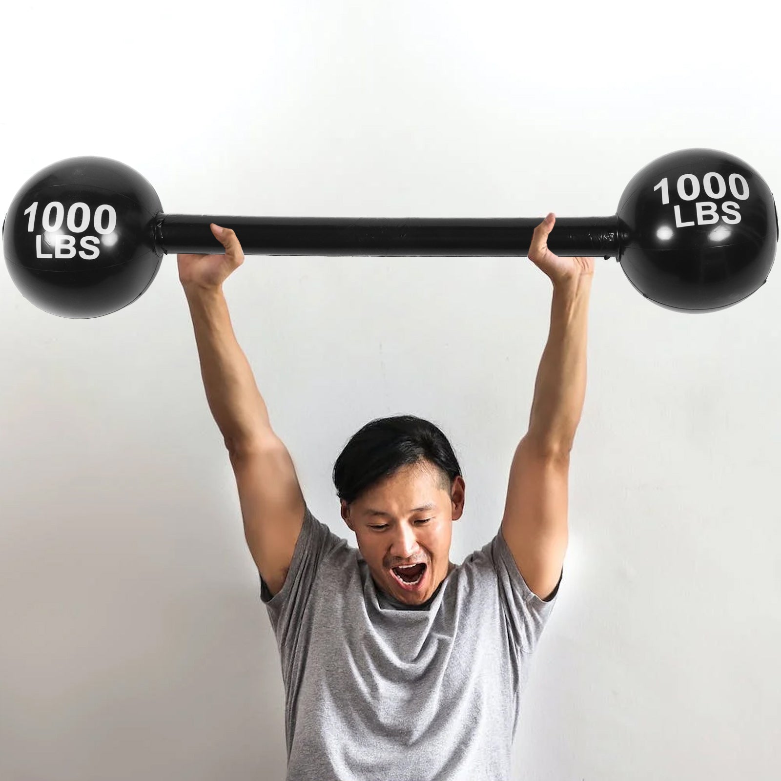 Inflatable Barbell Toy PVC Thickening Toy for Kids Adults V29080
