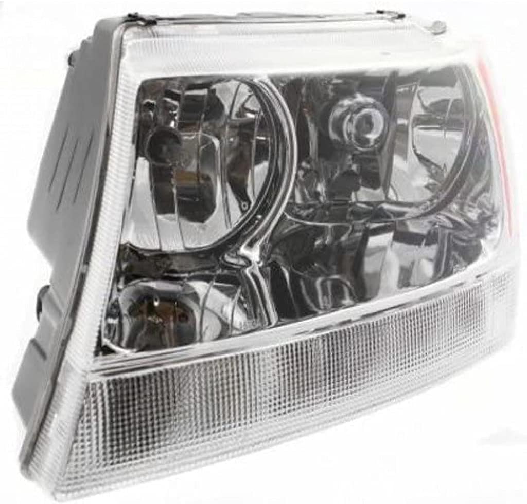 Headlight Assembly for Jeep Grand Cherokee 1999-2004 Pair Driver and Passenger Side D779