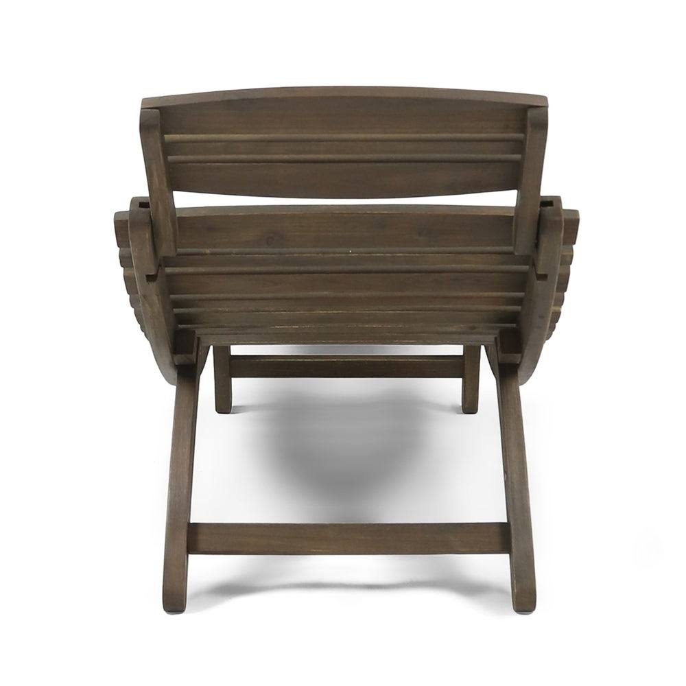 Acacia Wood Chaise Lounge (Set of 2) J240933