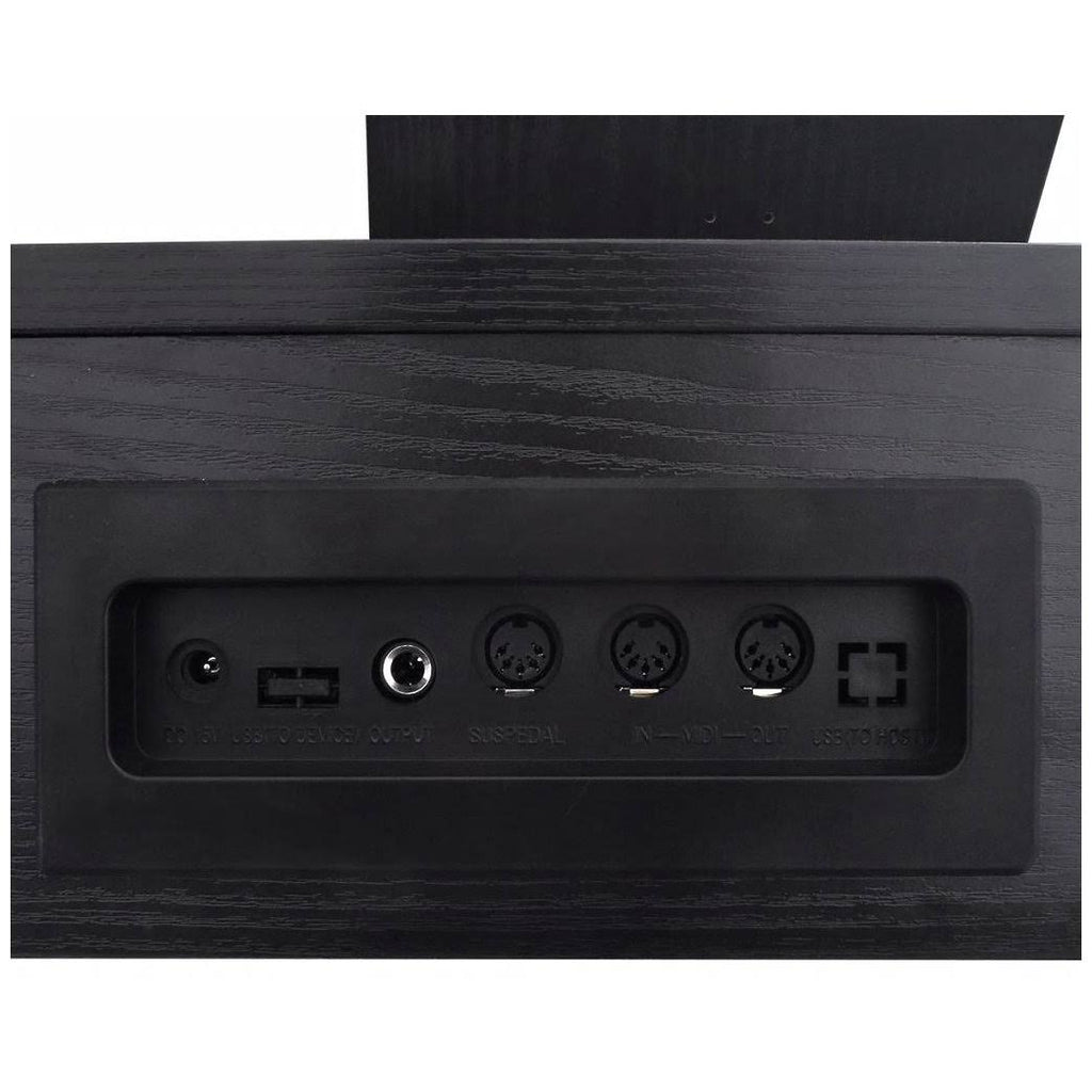 88-Key Digital Piano with Pedals Black W563097