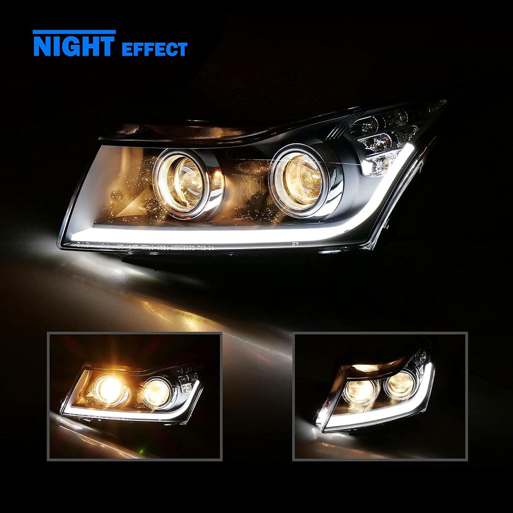 Headlight Assembly with LED Daytime Running Lights Projector M960140