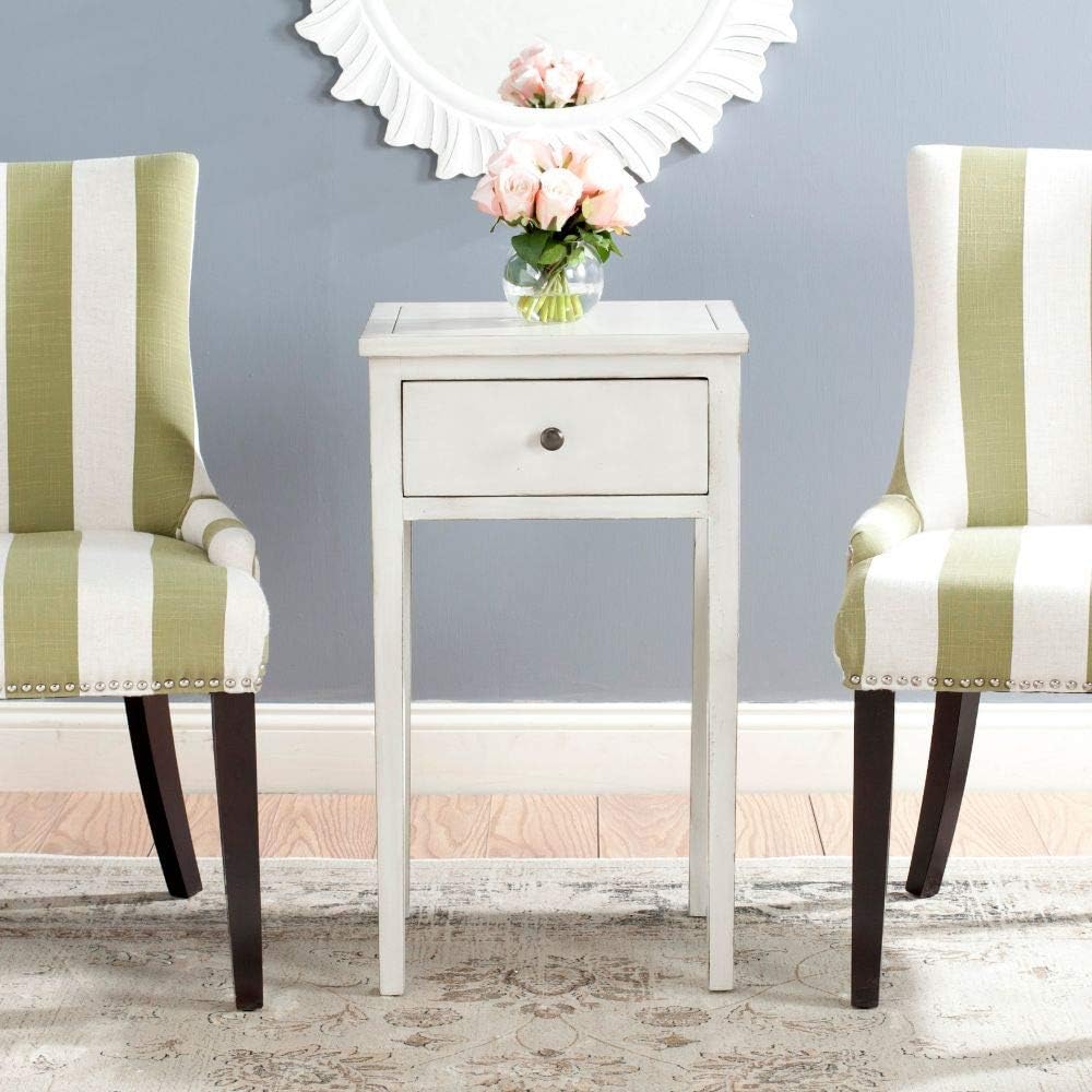 French Grey End Table D9358