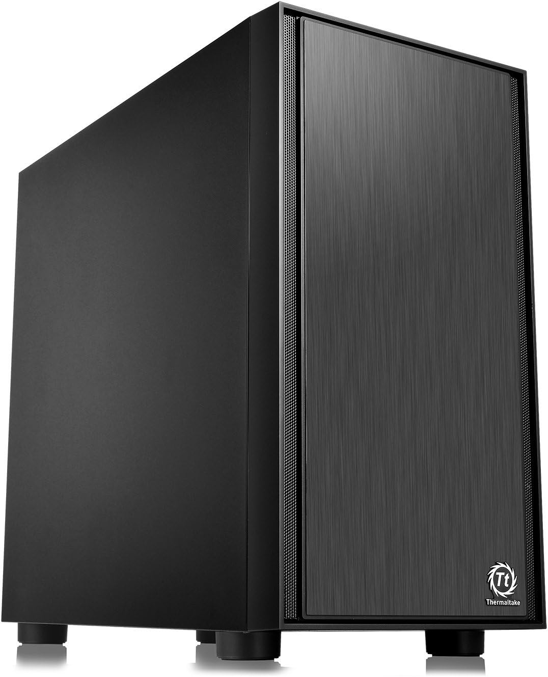 White Tempered Glass Micro-ATX Mini-Tower Computer Case with 120mm Rear Fan, Pack of 2 T2943