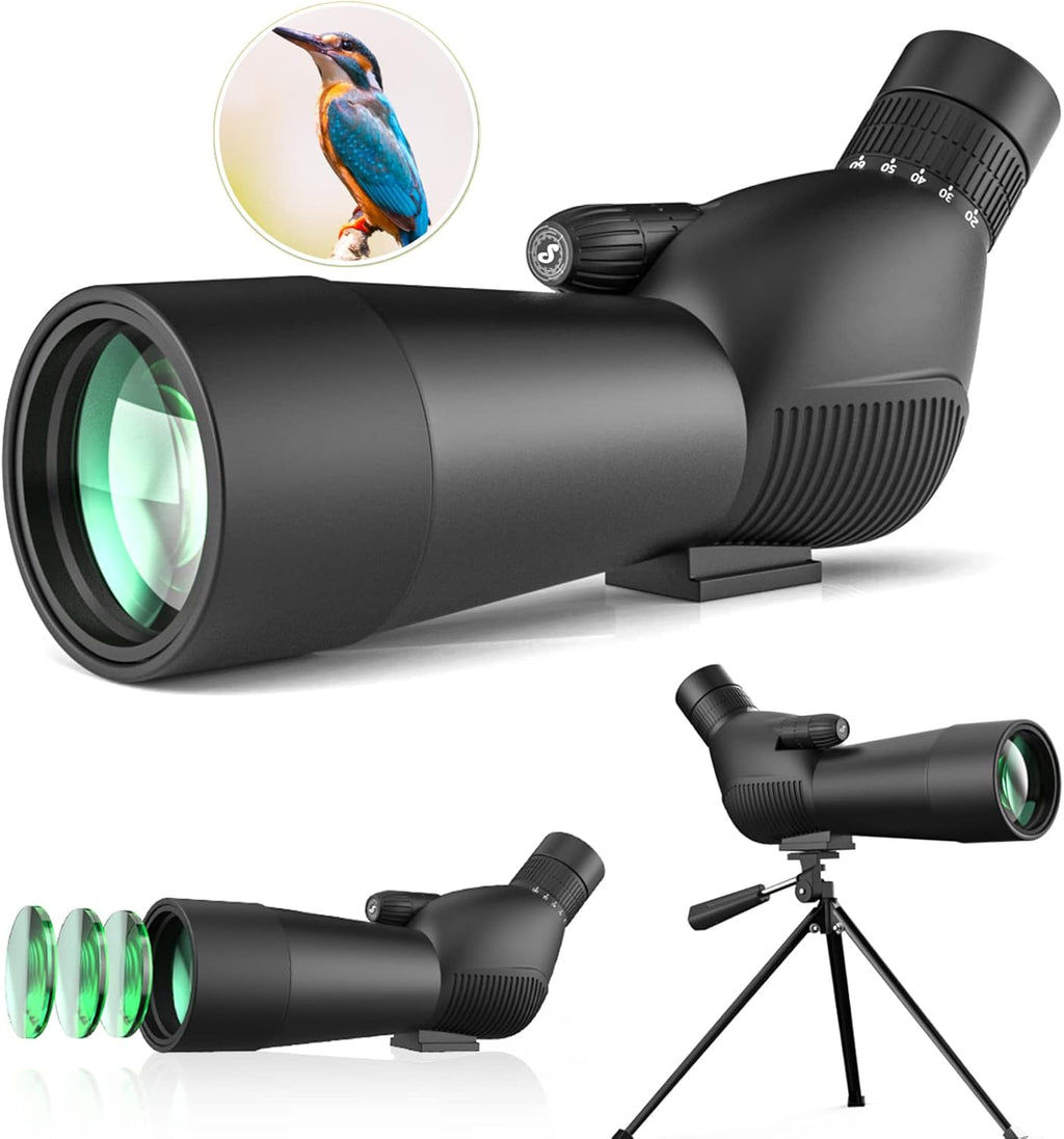 Waterproof Spotting Scope with Carrying Case Tripod R245239