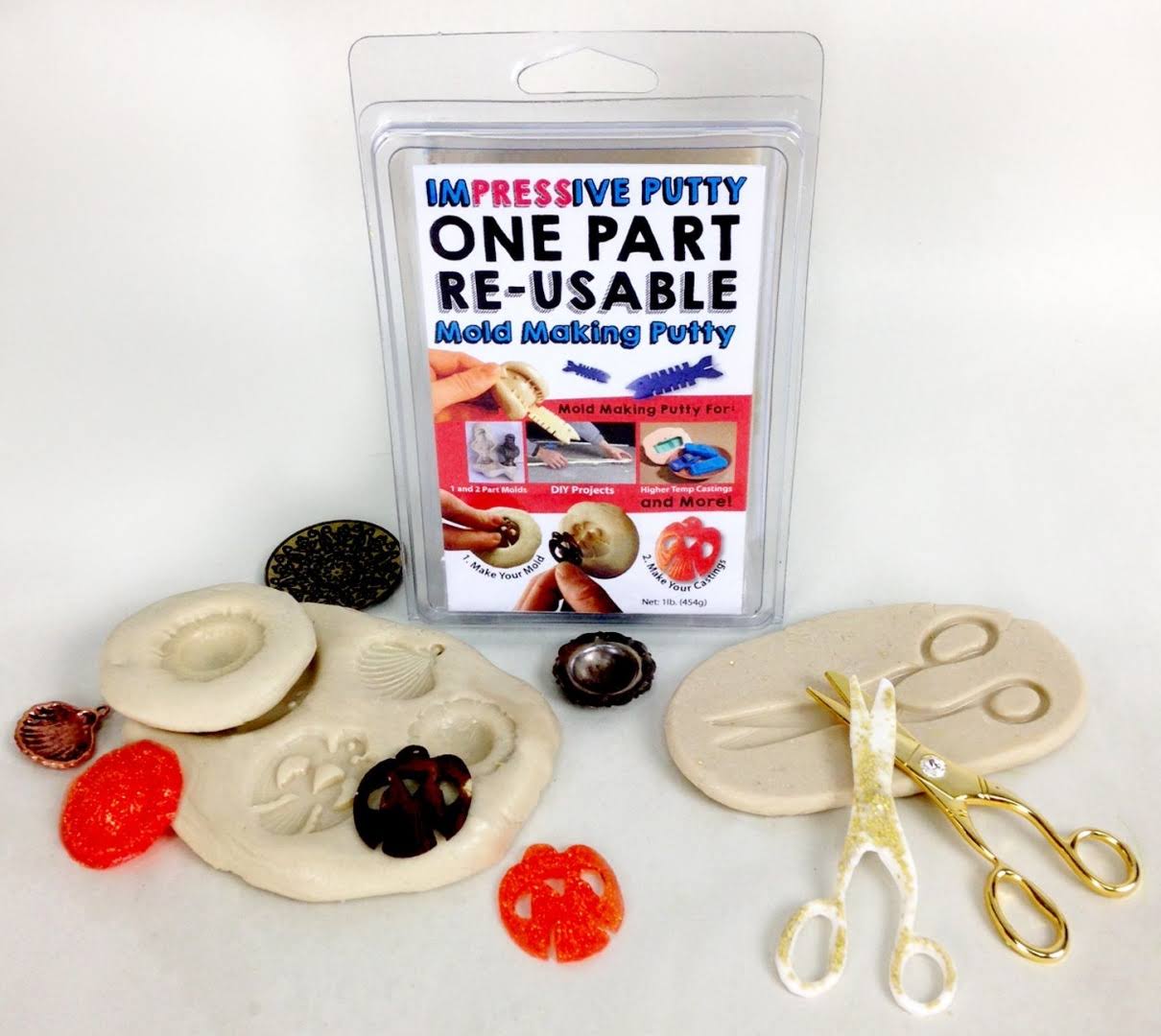 Re-Usable Mold Making Putty, 1 lb. E3657
