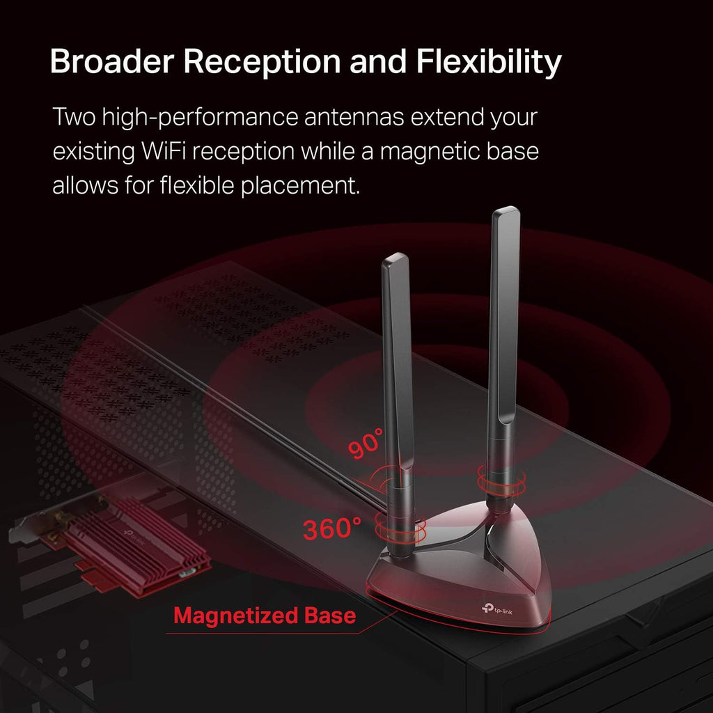 WiFi 6 AX3000 PCIe WiFi Card, Bluetooth 5.0, Dual Band Wireless Adapter A523