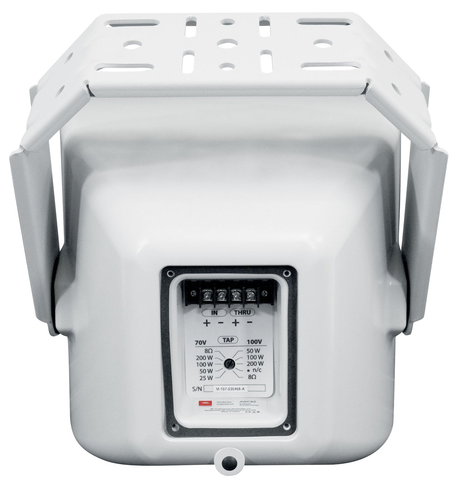 8" White Indoor/Outdoor Surface Mount Speakers O645