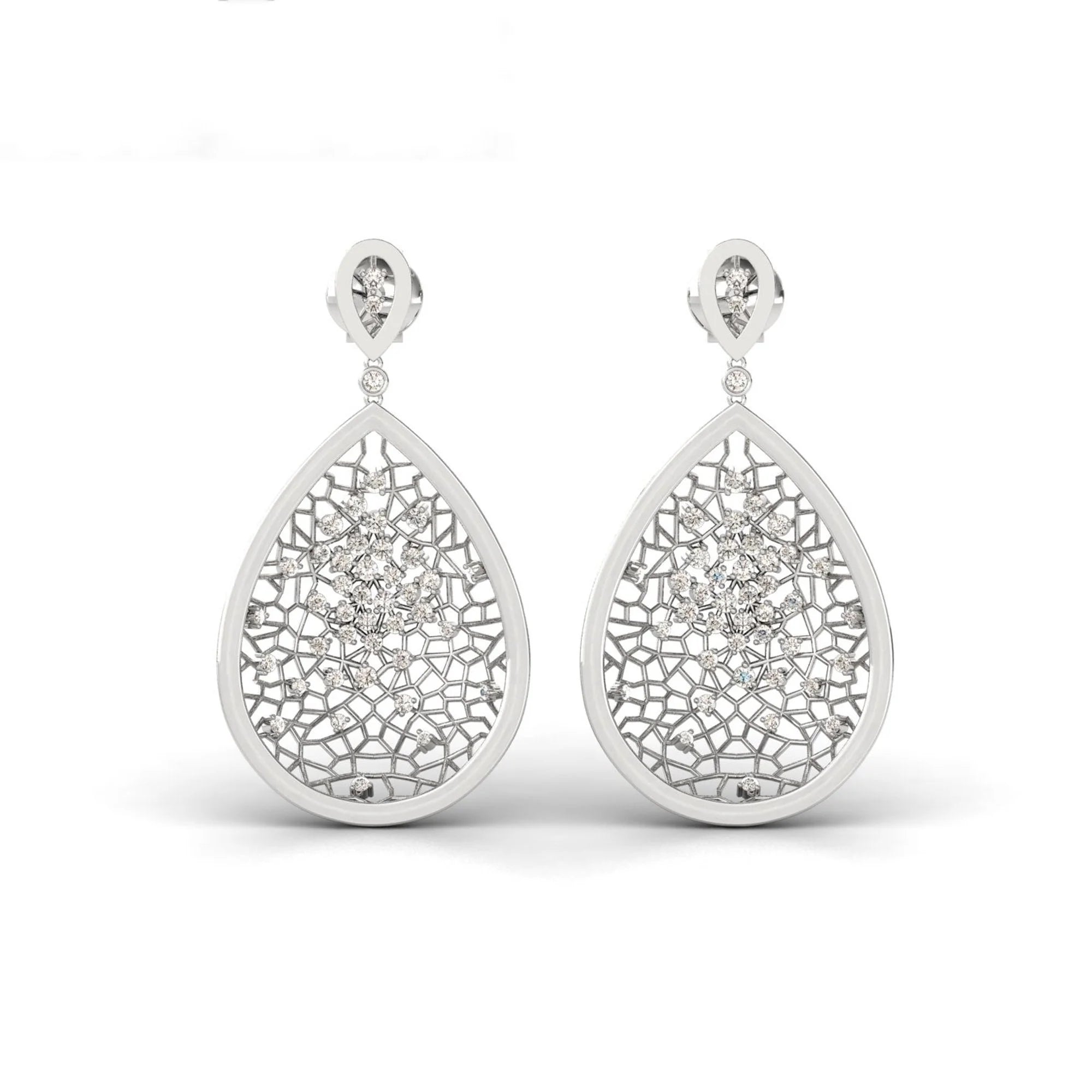Natural Diamond Dangle Earring V79660