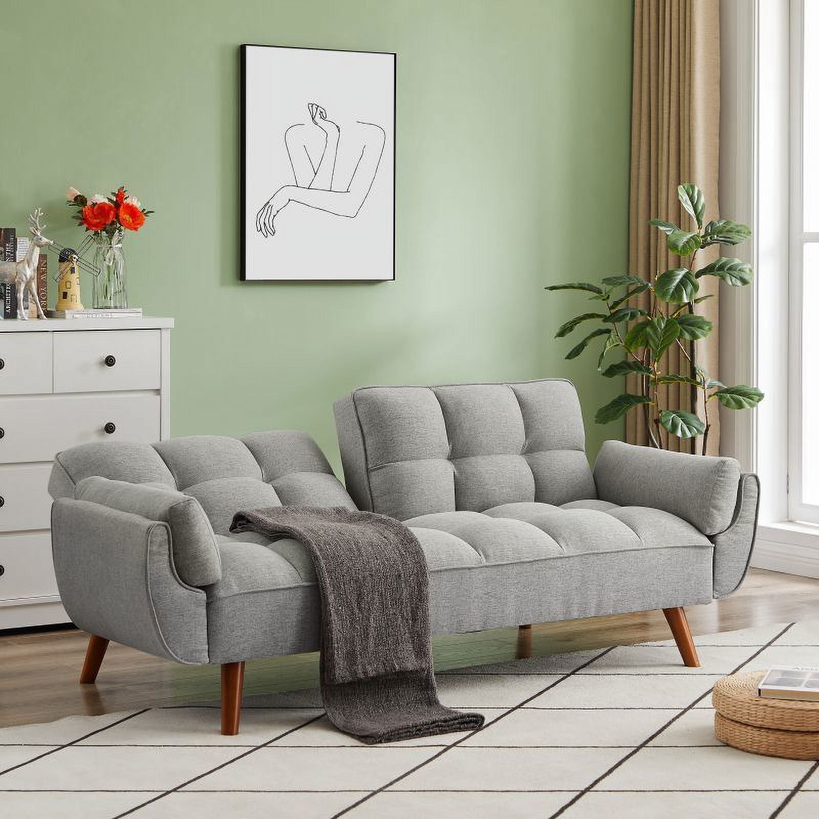 Adjustable Velvet Sofa V931652