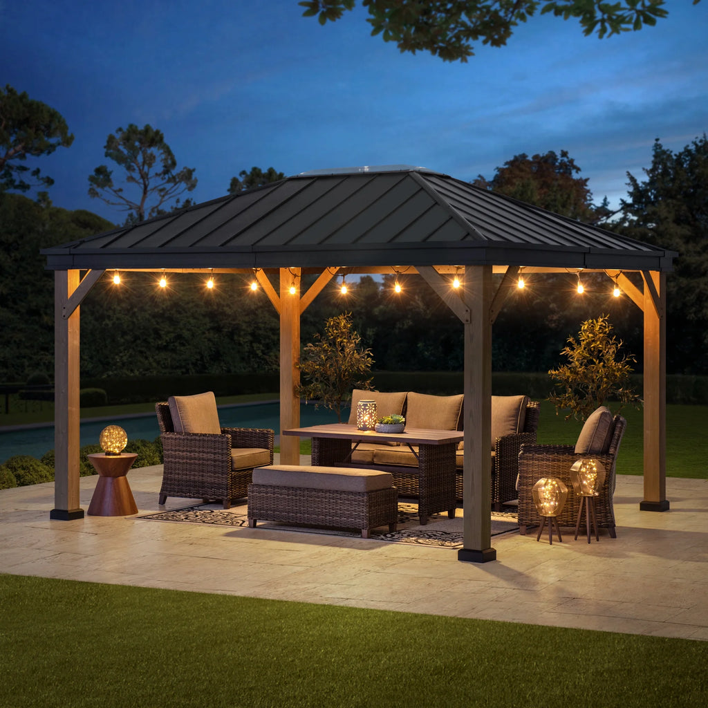 11 ft. x 13 ft. Hardtop Gazebo D58287