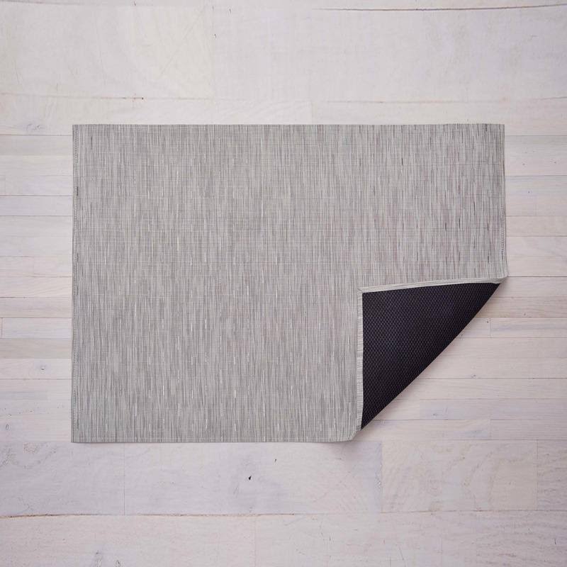 Grey Flannel Woven Bamboo Rug A163303