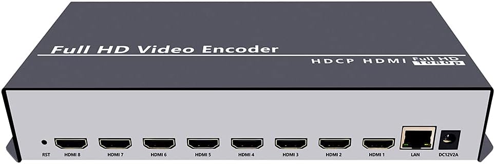 8 Channel 1080P H.265 H.264 HDMI Video Encoder IPTV Encoder X9990