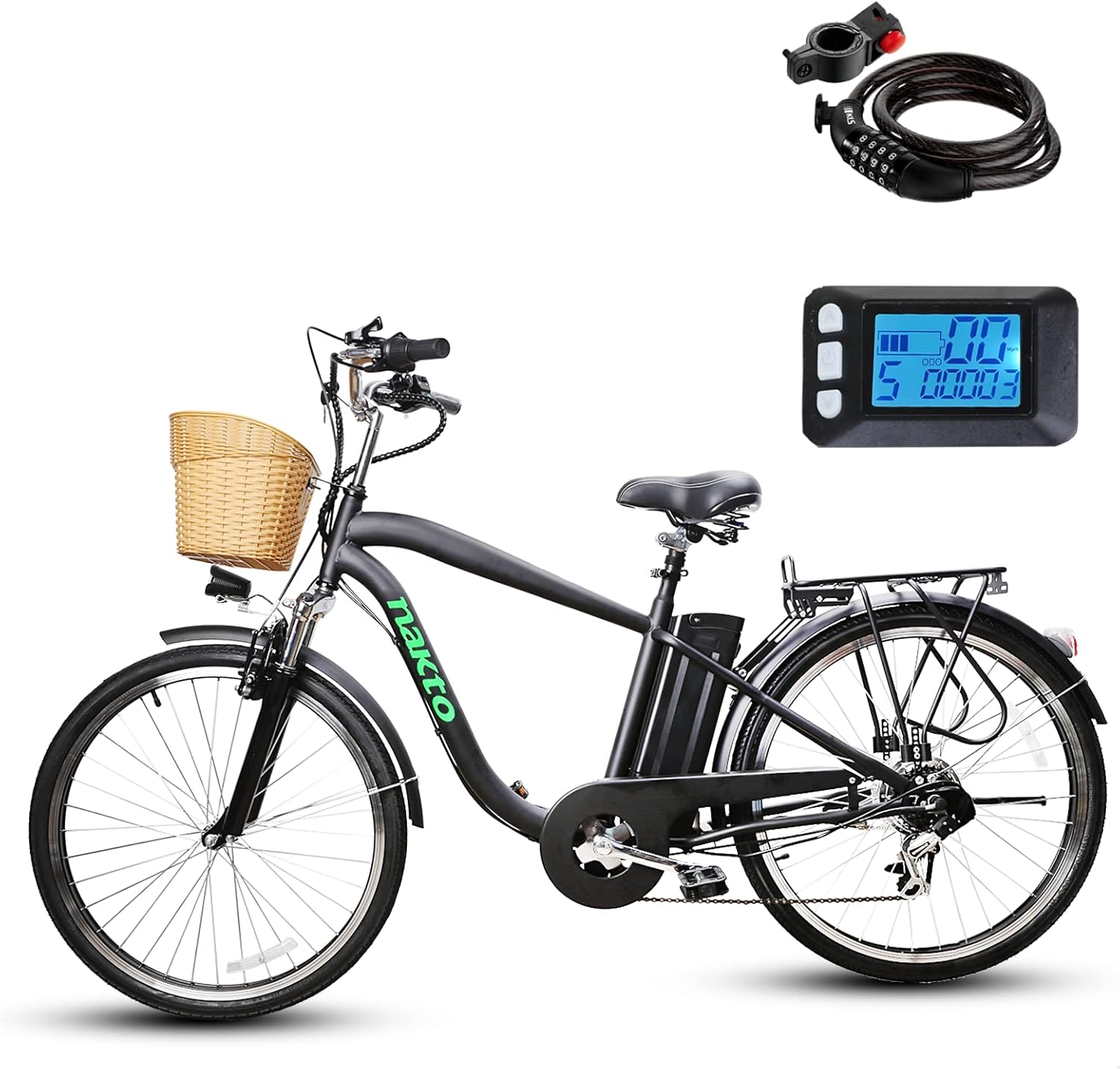 26'' Cargo Electric Bicycle with 10.5Ah Removable Lithium Battery B294