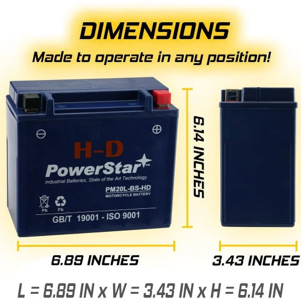 YTX20L-BS Battery P578110