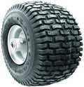 Pneumatic Wheel 410/350-4 2-Ply Tubeless Turf Tread Tire Pack of 2 O636079