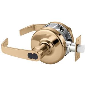 Bright Bronze Cylindrical Lock U2669