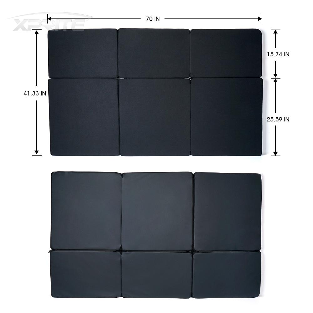Black Portable Sleeping Pad Cushion G324868